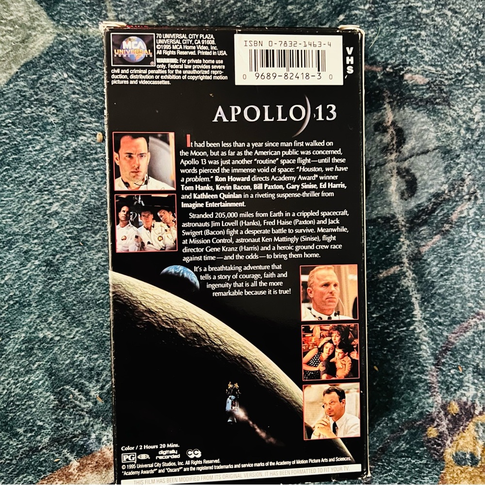 Apollo 13 Movie VHS - Picture 2 of 5